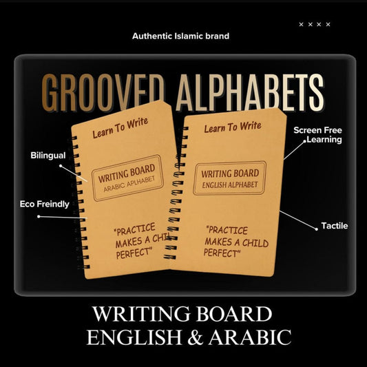 Grooved Learning Kits – Arabic & English Handwriting Practice Set